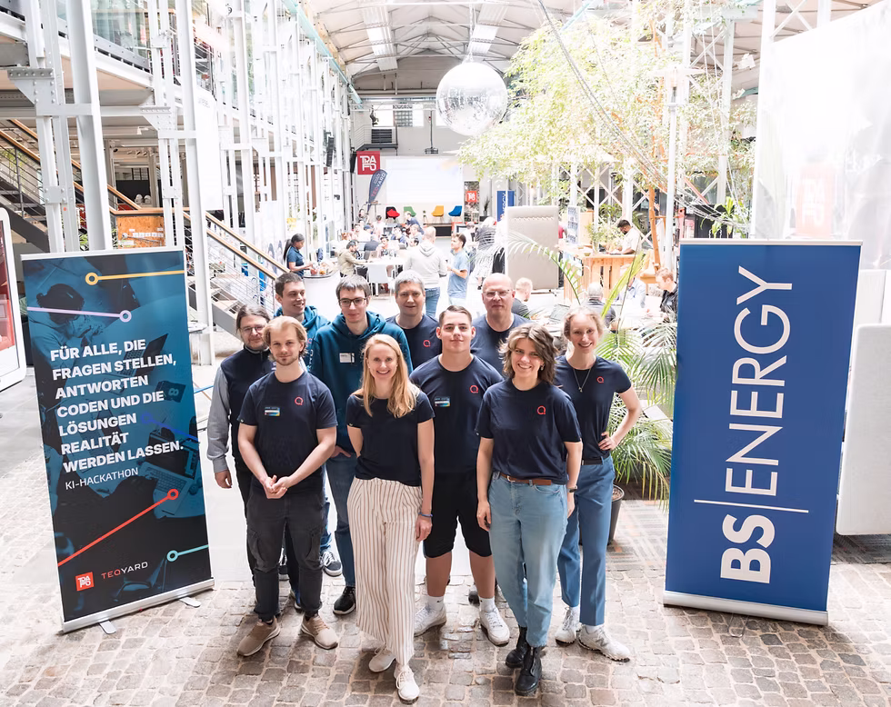 TEQYARD Team beim Hackathon
